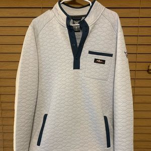 Moosejaw quilted pull-over sweatshirt